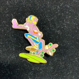Pink Panther Colorful Skateboarder Enamel Pin - Brooch - 8090